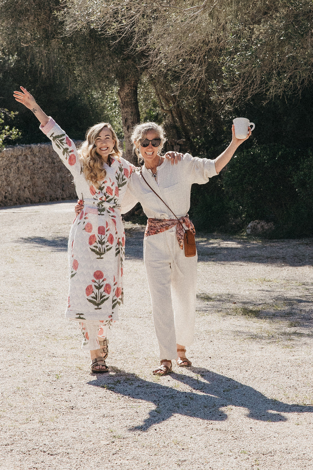 Quilted Dressing Gown - Pink Poppy