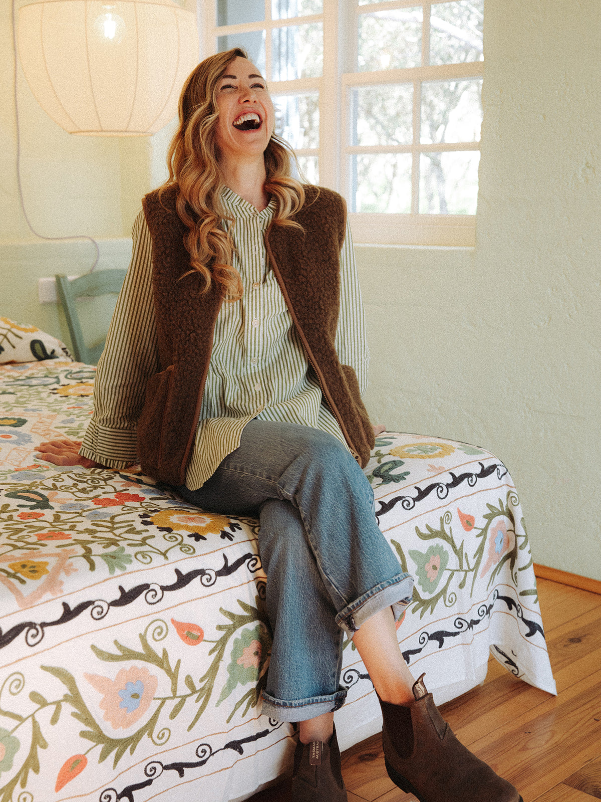 Wool Gilet - Bark