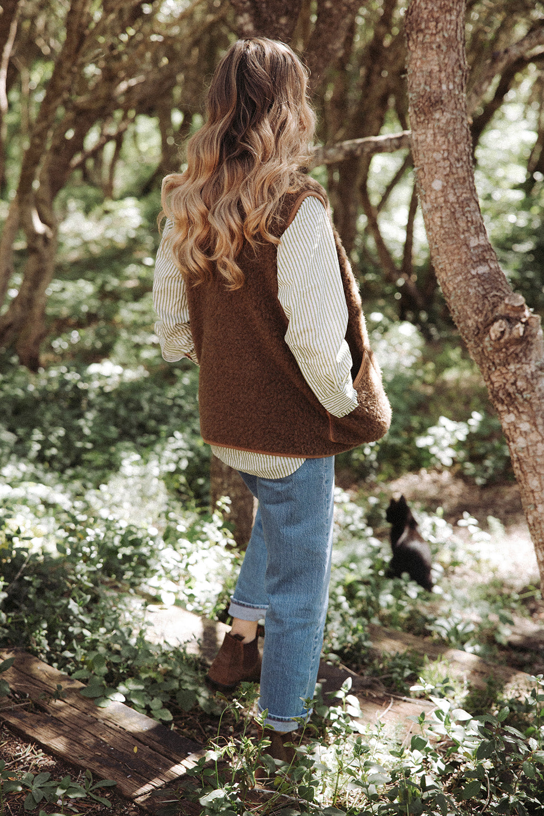 Wool Gilet - Bark