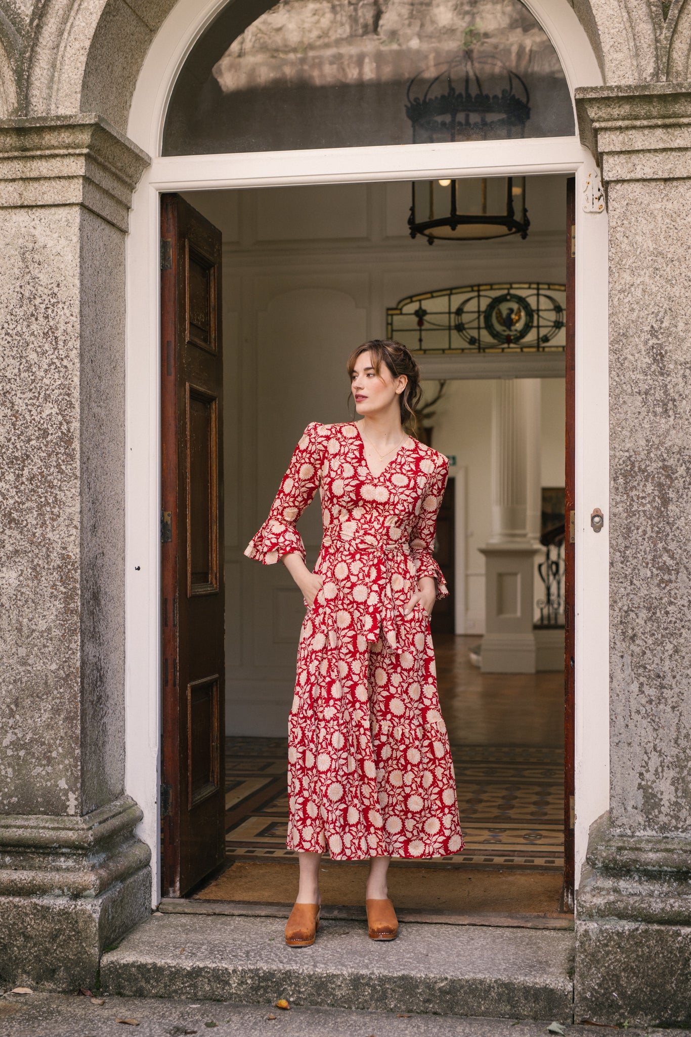 Frida Dress in Red