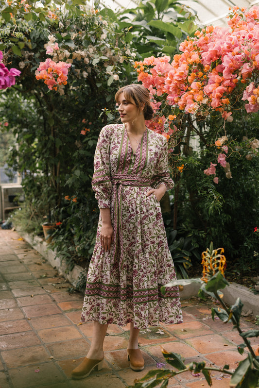 Lucy Dress in Tropical Garden