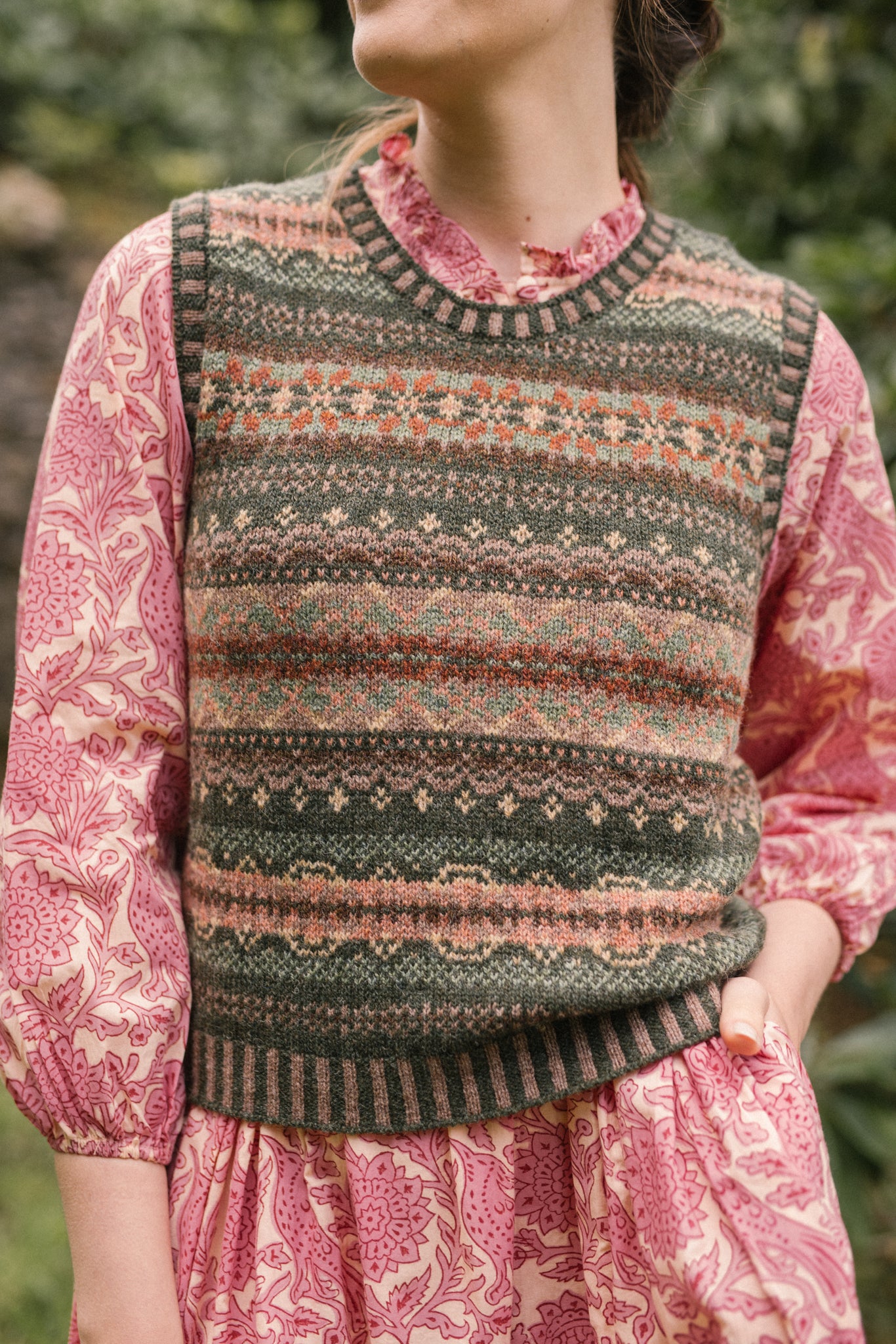Westray Vest in Spangle
