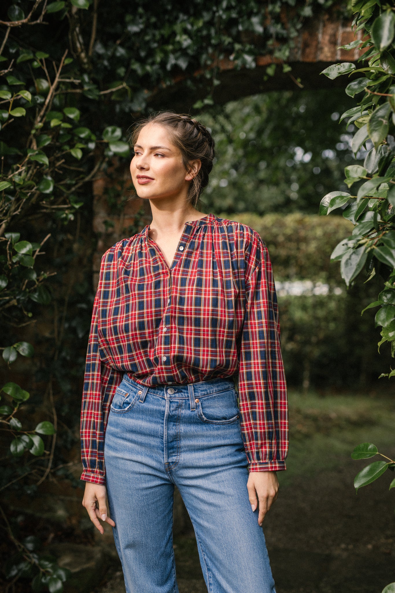 Kitty Shirt - Tartan Check