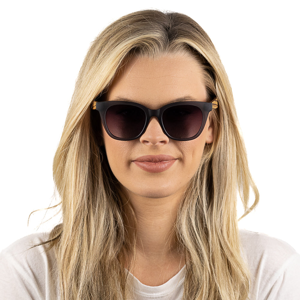 Lila Grace Charcoal Sunglasses