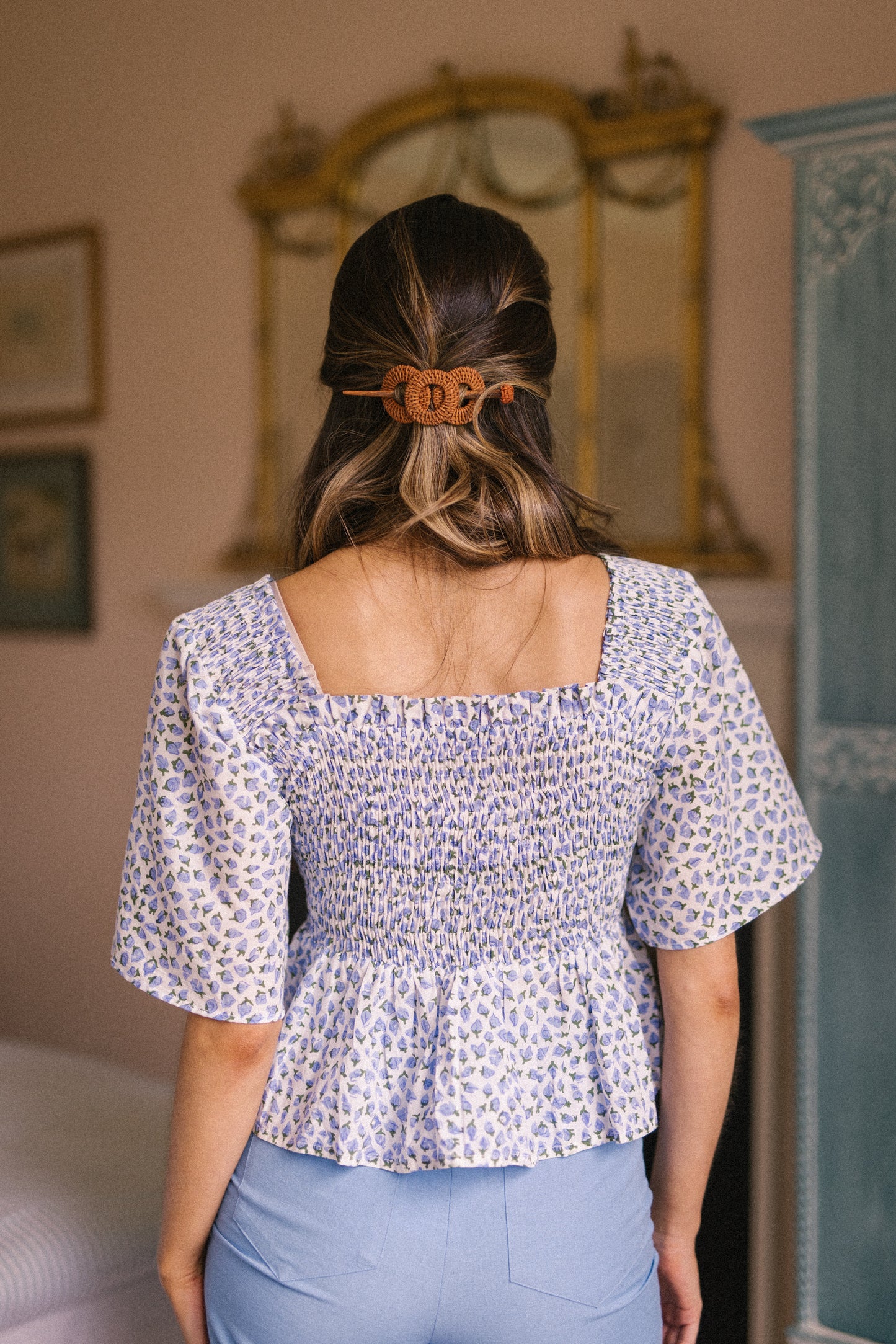 Eva Blouse in Lilac