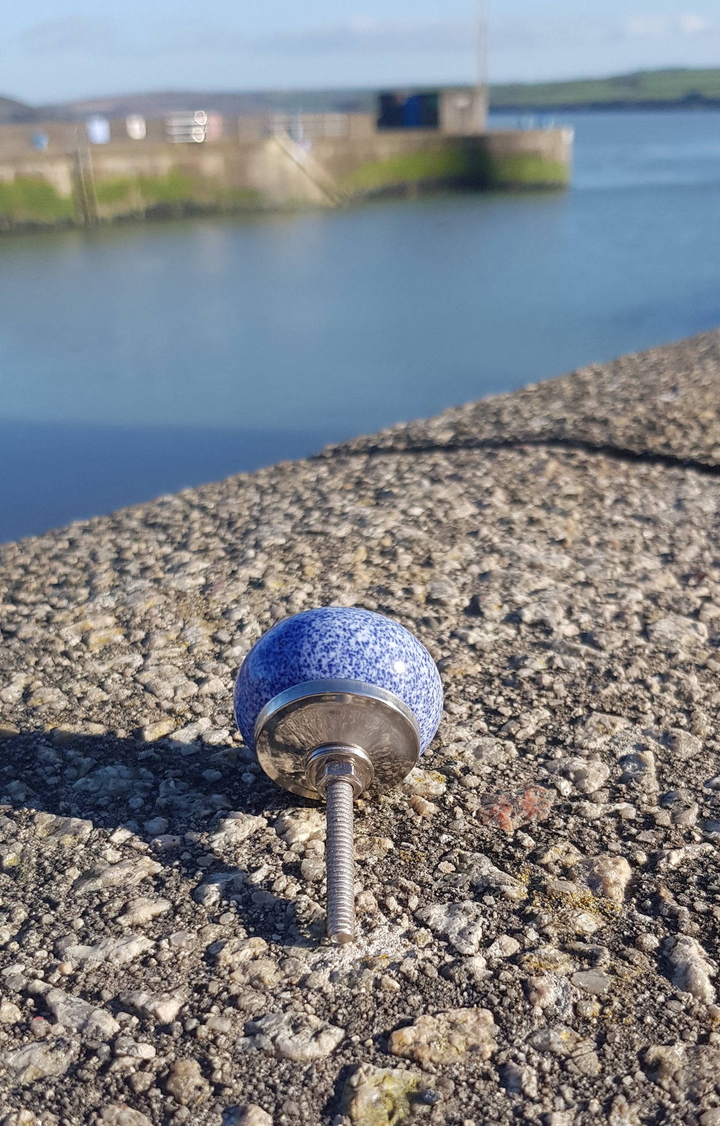 Mottled Blue Ceramic