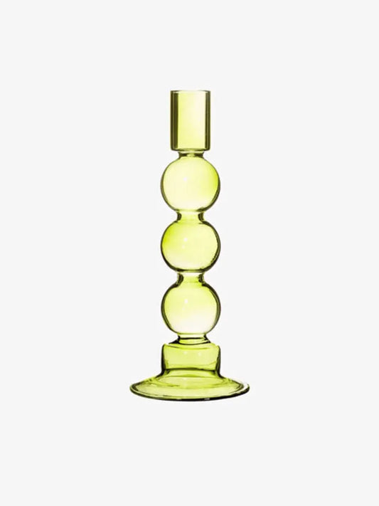 Bubble Candle Holder Olive