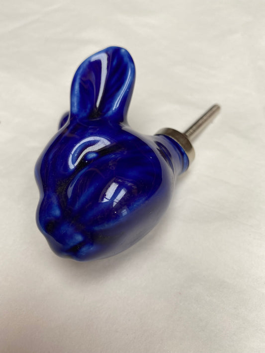 Blue Bunny Knob