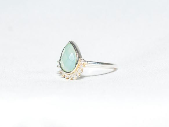 Sterling Silver Oval Crested Ring