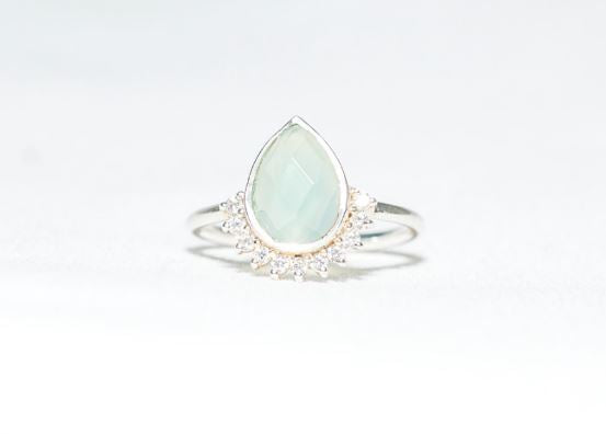 Sterling Silver Oval Crested Ring