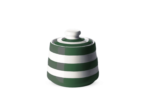 Sugar Bowl in Green Stripe