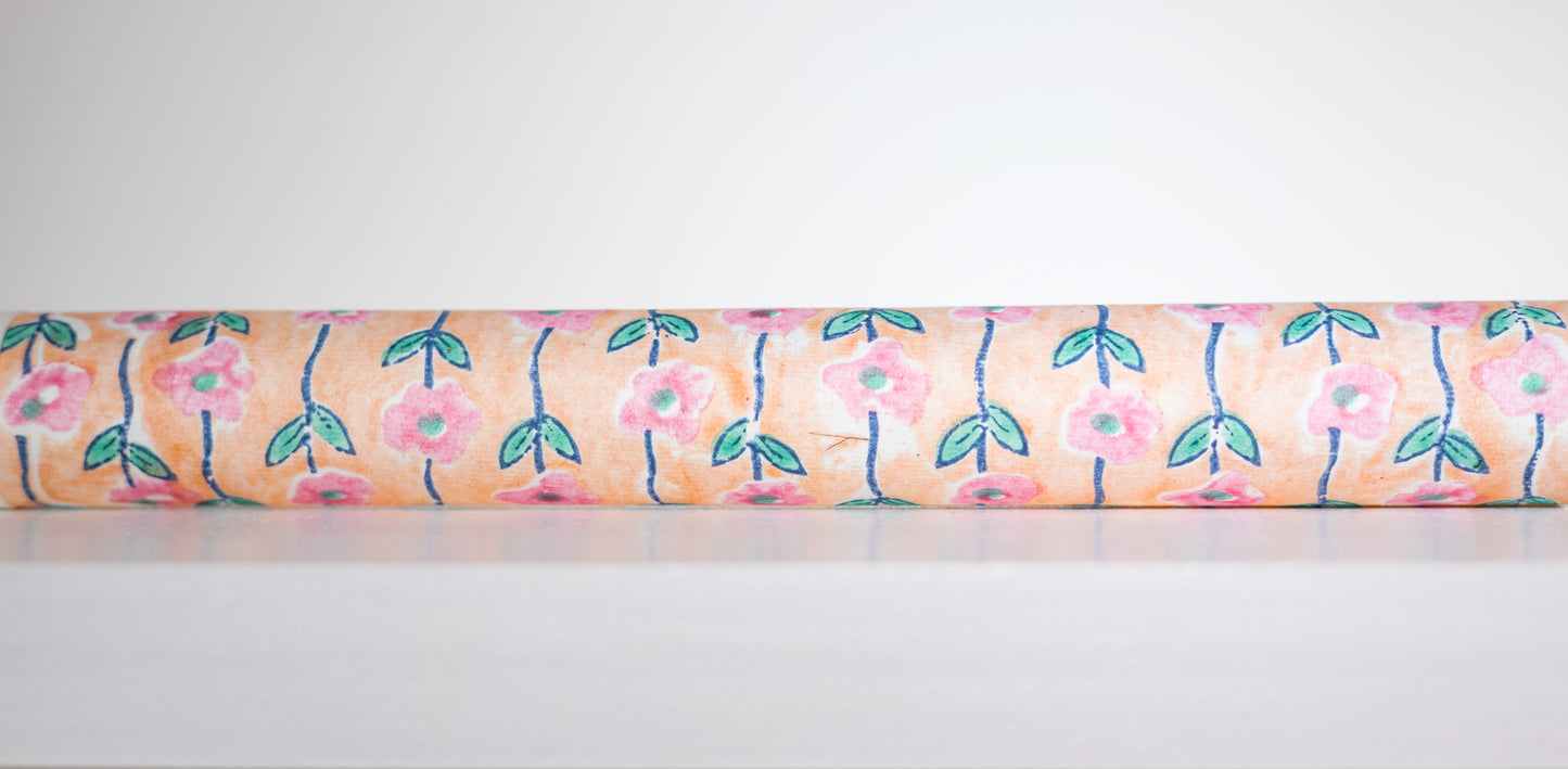Flower Garden in Pink - Gift Wrap single sheet