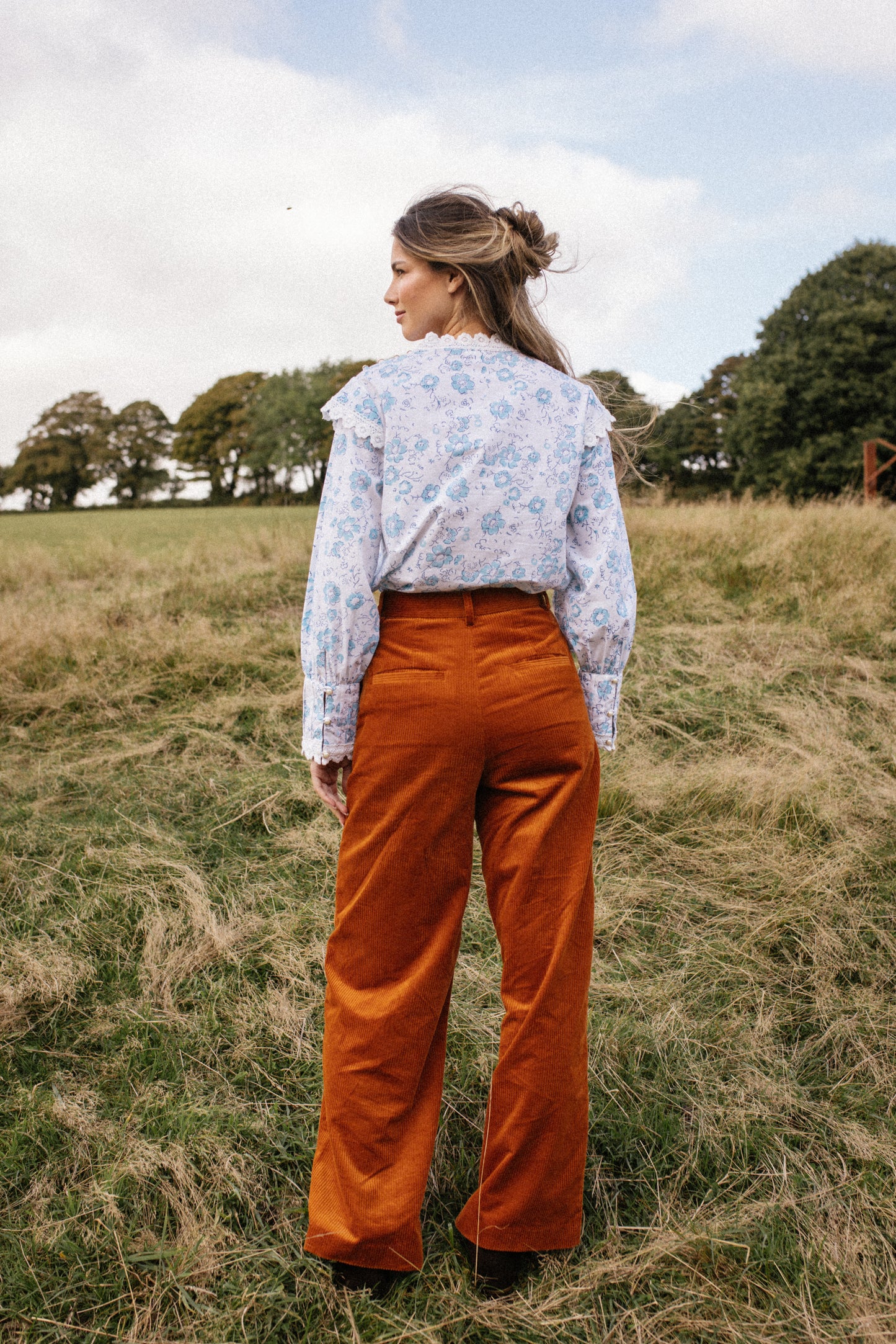 Rubi Blouse in Sky Blue