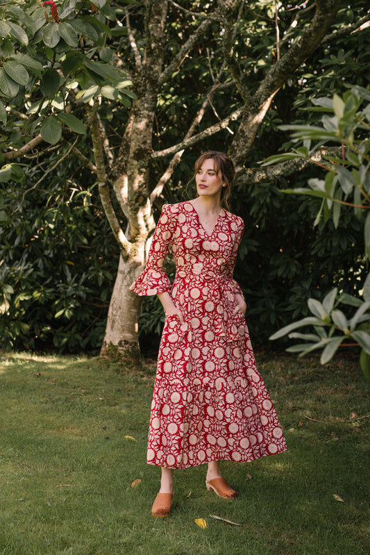 Frida Dress in Red