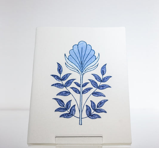 Blue Fern in Blue - Notebook