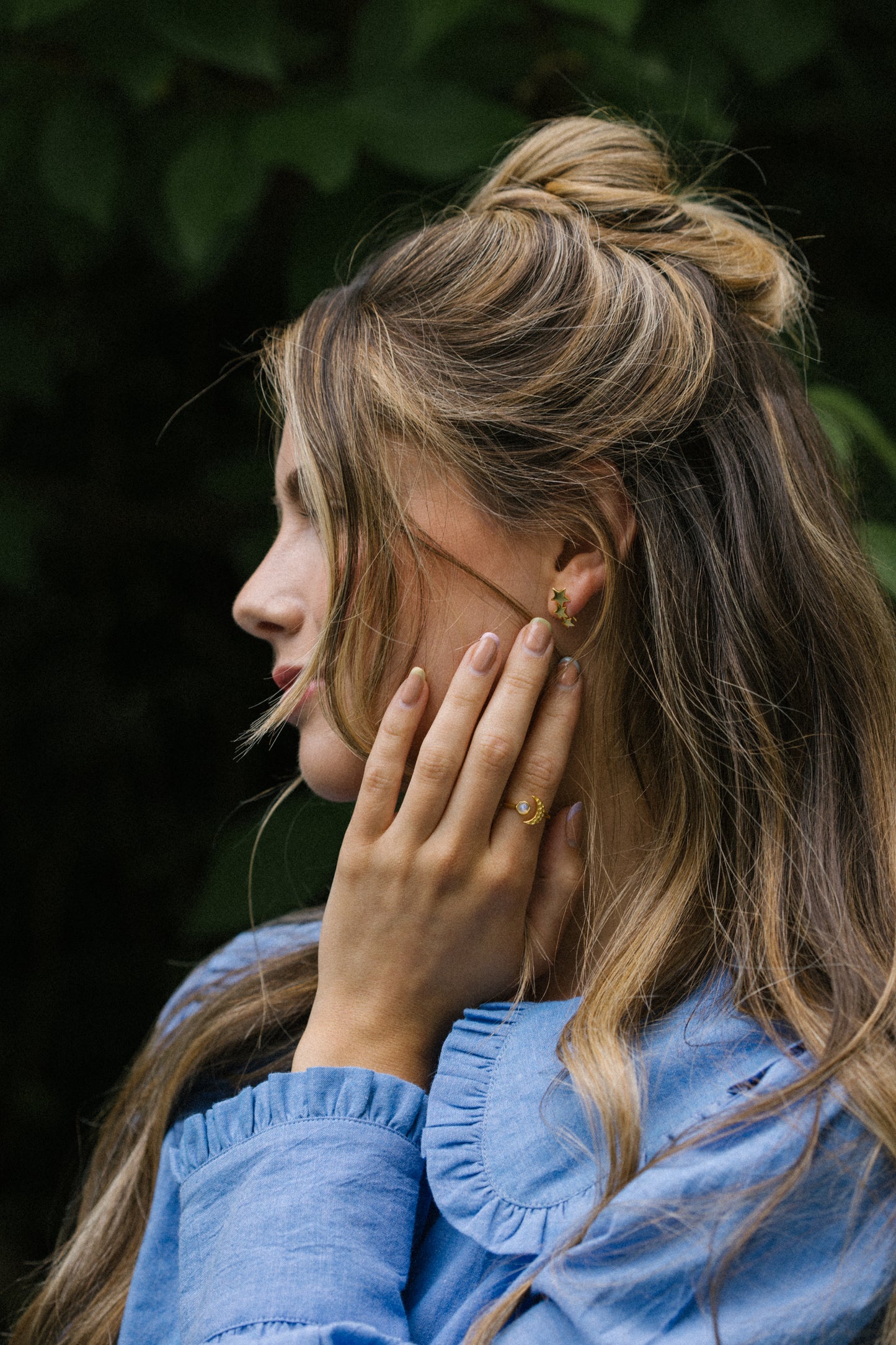 Gold Vermeil Star earrings